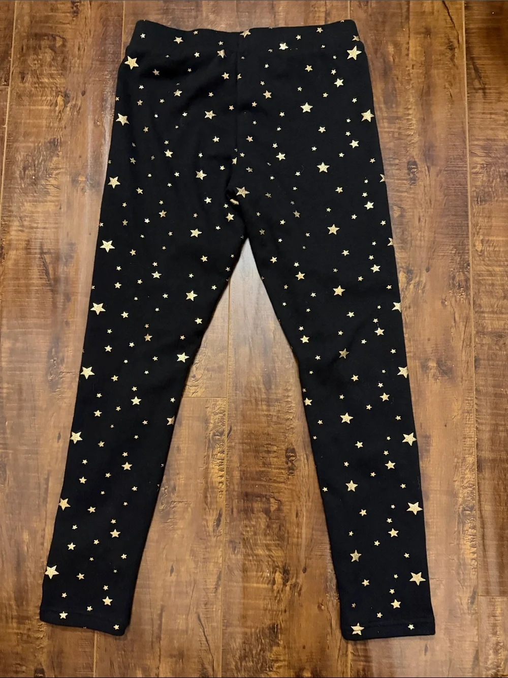 Old Navy Black Leggings with Gold Star Accents